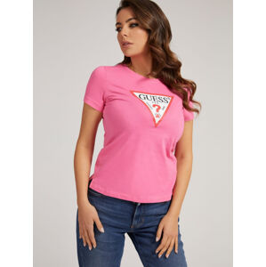 Guess dámské růžové tričko - L (G65C)